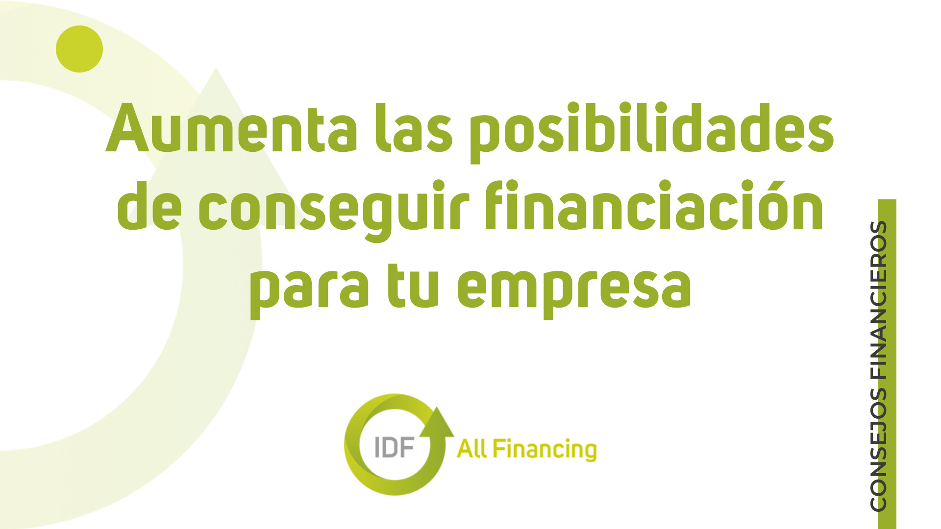 financiacion para tu empresa