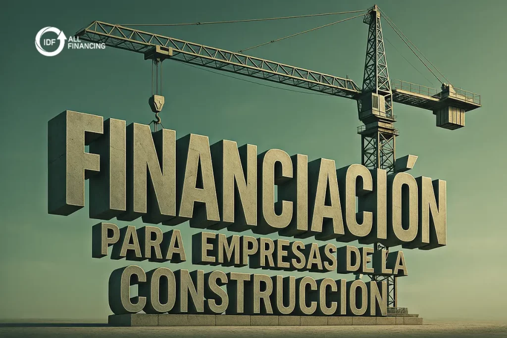FINANCIACIÓN para EMPRESAS DE CONSTRUCCIÓN